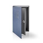 Nedis Valv | Bok Safe | Nyckelhål | Inomhus | Medium | innervolym: 1.6 l | 2 Nycklar Ingår | Blå / Silver