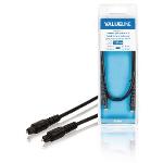 Valueline Digital Ljudkabel Toslink hane - Toslink hane 1.00 m Svart