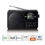 Lenco Bärbar DAB+/FM-radio med Bluetooth Svart