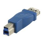 Valueline USB 3.0 Adapter USB-B Male - USB A hona Blå