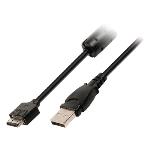 Valueline USB 2.0-kabel USB A hane - Canon 12-stifts hankontakt 2.00 m Svart