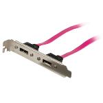 Valueline SATA 3 Gb / s Kabel Internal 2x SATA 7-Pin Hona - 2x SATA 7-Pin Fäste 0.50 m Röd