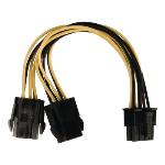 Valueline Intern Strömkabel EPS 8-Pin Male - 2x PCI Express Hona 0.15 m