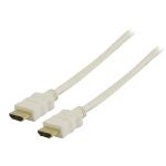 Valueline High Speed HDMI Kabel med Ethernet HDMI Kontakt - HDMI Kontakt 0.50 m Vit
