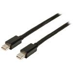 Valueline Mini Displayport-Kabel Mini DisplayPort-hane - Mini DisplayPort-hane 1.00 m Svart