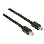 Valueline Mini Displayport-Kabel Mini DisplayPort-hane - Mini DisplayPort-hane 2.00 m Svart
