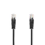 Nedis UTP CAT 5e nätverks kabel 10.0 m svart