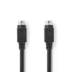 Nedis S-Video-kabel S-Video-hane - S-Video-hane 5,00 m svart