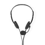 Nedis PC headset | On-Ear | Stereo | 2x 3.5 mm | Vikbara Mikrofon | 2.00 m | Svart