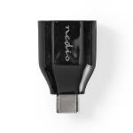 Nedis USB-adapter | USB 3.2 Gen 1 | USB-C- Hane | USB-A Hona | 5.0 Gbps | Nickelplaterad | Svart | Låda