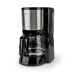 Nedis Kaffebryggare | Maxkapacitet: 1.5 l | Antal koppar på en gång: 12 | Varmhållningsfunktion | Silver / Svart