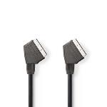 Nedis SCART-kabel | SCART-hane - SCART-hane | 5.0 m | Svart