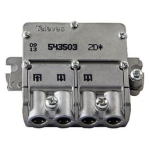 Televés Satellit Splitter F-kontakt 4.4 dB / 5-2400 MHz - 2 Utgångar
