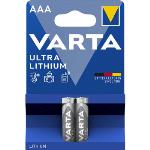 Varta Litiumbatteri AAA 2-Blister Card