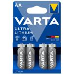 Varta: Ultra Lithium AA / LR6 Batteri 4-pack