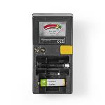Nedis Battery Tester | 9V - AA - AAA - Button Cell - C - D | Svart