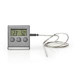 Nedis Stektermometer | 0-250 °C | digital display | timer