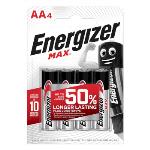 ENERGIZER Batteri AA/LR6 Max 4-pack
