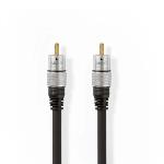 Nedis Digital ljudkabel | RCA-hane - RCA-hane | 10.0 m | Antracit