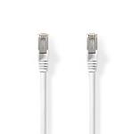 Nedis Cat 8.1 S/FTP-nätverkskabel | RJ45 hane till RJ45 hane | 5.0 m | Vit