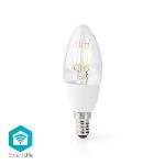 Nedis SmartLife LED vintage lampa | Wi-Fi | E14 | 400 lm | 5 W | Varm Vit | 2700 K | Glas | Android- / IOS | Ljus