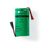 Nedis Laddningsbara Ni-MH batteripaket | 1.20 V | NiMH | NiMH Batteripaket | Uppladdningsbara | 4000 mAh | Förladdad | Antal batterier: 1 st. | Plastpåse | N/A | Lödflikar | Grön
