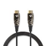 Nedis Aktiva optiska High Speed --HDMI kabel med Ethernet | HDMI- Kontakt | HDMI- Kontakt | 4K@60Hz | 18 Gbps | 20.0 m | Rund | PVC | Svart | Presentbox