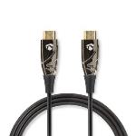 Nedis Aktiva optiska High Speed --HDMI kabel med Ethernet | HDMI- Kontakt | HDMI- Kontakt | 4K@60Hz | 18 Gbps | 30.0 m | Rund | PVC | Svart | Presentbox