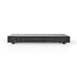 Nedis HDMI - matris omkopplare | 4x 2 Portar port(s) | 4x HDMI- Ingång | 2x HDMI- utgång | 4K@30Hz | 3.4 Gbps | Fjärrstyrd | Metall | Antracit