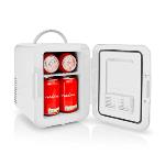 Nedis Portabelt mini kylskåp | 4 l | 12 V DC / 100 - 240 V AC | Vit