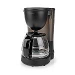 Nedis Kaffebryggare | Maxkapacitet: 1.25 l | Antal koppar på en gång: 10 | Varmhållningsfunktion | Svart