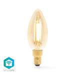 Nedis SmartLife LED vintage lampa | Wi-Fi | E14 | 470 lm | 4.9 W | Varm Vit | 1800 - 3000 K | Glas | Android- / IOS | Ljus | 1 st.