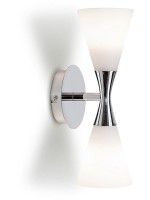 Vägglampa Harlekin Duo Krom D105 Herstal