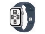 Apple Watch SE GPS 44mm Silver Alu Case Storm Blue Sport Band - M/