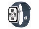 Apple Watch SE GPS 40mm Silver Alu Case Storm Blue Sport Band - M/