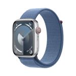 Apple Watch S9 GPS+Cell 45mm Silver Alu Case Winter Blue SL