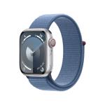 Apple Watch S9 GPS+Cell 41mm Silver Alu Case Winter Blue Sport Loo