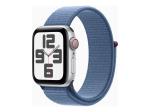 Apple Watch SE GPS+Cell 40mm Silver Alu Case Winter Blue Sport Loo