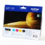 FP Brother LC1100 Value Pack, Black (450sid), Cyan (325sid), Magenta (325sid), Yellow (325sid)