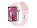 Apple Watch S9 GPS 41mm Pink Alu Case Light Pink Sport Band - M/L