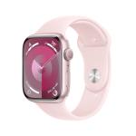 Apple Watch S9 GPS 45mm Pink Alu Case Light Pink Sport Band - S/M