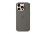 iPhone 16 Pro Silicone Case with MagSafe - Stone Gray