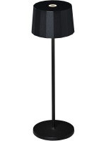 Bordslampa Positano svart USB Konstsmide