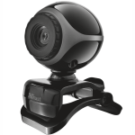 Trust Exis Webcam - Svart/Silver