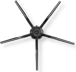 Sidoborstar svarta gummi XI3025 2st Roborock