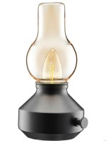 Bordslampa Laddbar Glimt IP44 svart PR Home