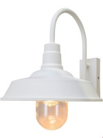 Vägglampa Trapani E27 vit Konstsmide