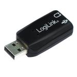 LogiLink USB-ljudkort 2-kanals stereo
