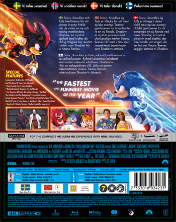 Sonic the Hedgehog 3 - Ltd Steelbook (Sonic)