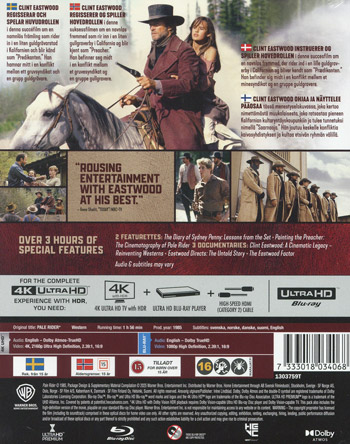 Clint Eastwood / Pale Rider - Ltd Steelbook